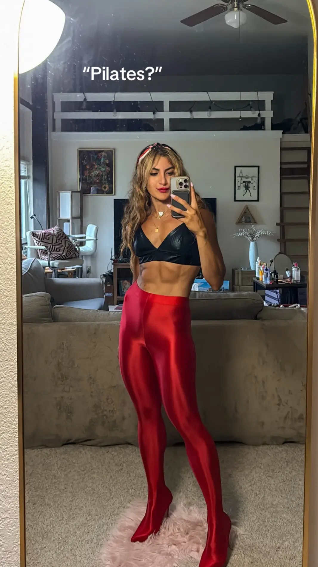 Pilates? Excuse me? #gym #workout #abs 