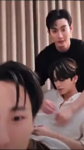 He really loves seeing Book jealous.. 🫣🫣🫣 #ForceBook #ฟอสบุ๊ค #fforce_ #kasibook #kasibook_ 