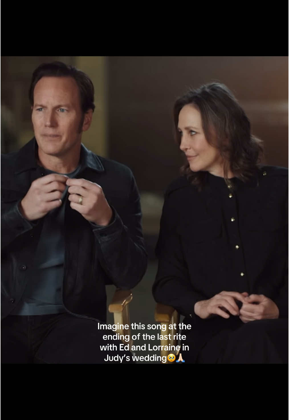 Im crying,we are all crying 🥹✨❤️‍🩹 #edwarren #patrickwilson #lorrainewarren #verafarmiga #viral #conjuringlastrites #fyp #parmiga #lored #theconjuring 