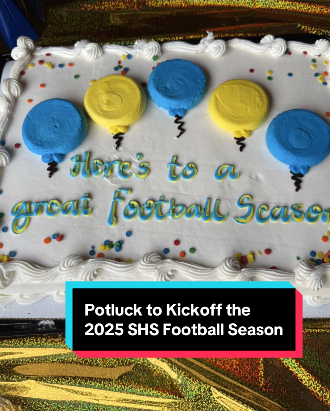 First annual Potluck to Kickoff the 2025 SHS Football Season!! 🏈 #letsgo #highschoolfootball #varsity #jv #boostermom 