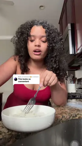 Replying to @Andreunna🥳beyond convenient 🙌🏽 I love it so much… the not doing dishes, the convenience of bulking out a perfectly portioned rice brick out the freezer, the very little time takes to reheat. ❤️ #freezermeals #mealprepideas #KitchenHacks #quickmeals #mealprep 