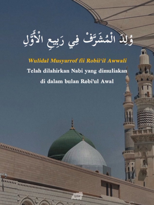 Wulidal Musyarrof . . . #sholawat #shalawat #rabiulawal #wulidalmusyarrof #kelahirannabimuhammadsaw 