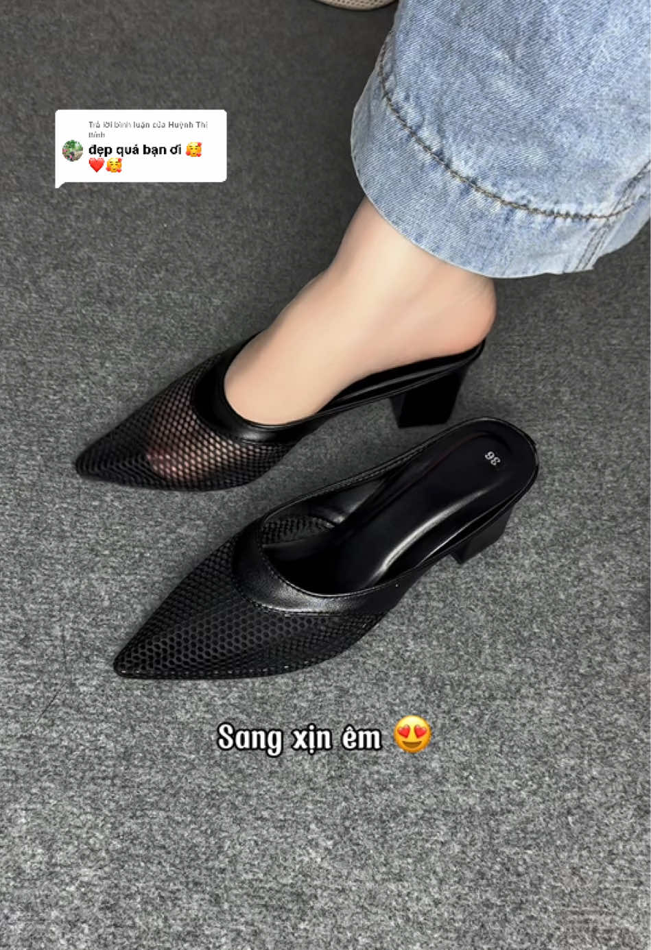 Trả lời @Huỳnh Thị Bính sang xịn lắm nha các chị #giaydep #giaycaogot #reviewlamdep 