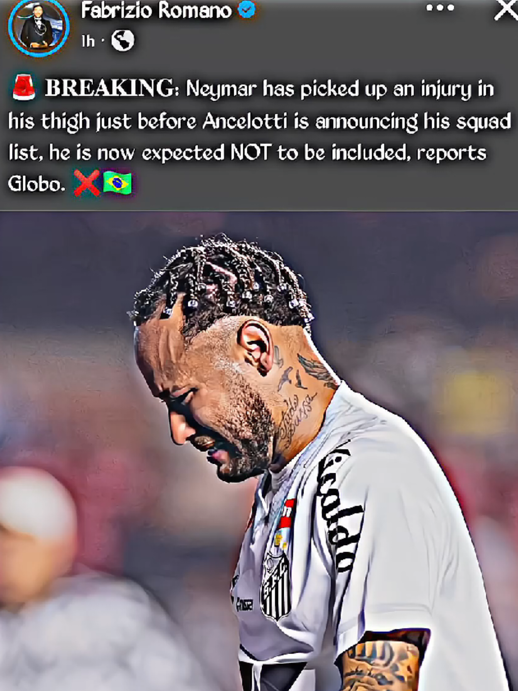 হ্যা আমরাই নেইমার ফ্যান🥹💔 #neymar #brazil #football #fyp #itsmaruf 