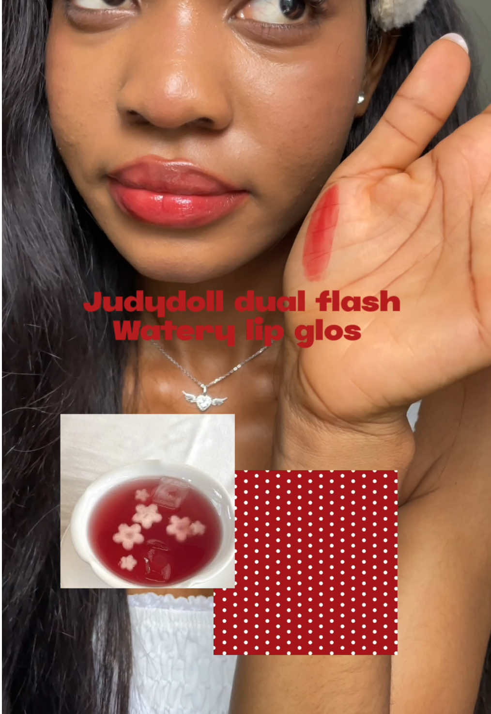 @Judydoll_official dual flash watery lip gloss JUDYDOLL CODE: PLANET20 YESSTYLE CODE: PLANETX123 Is fall here yet???? #judydollmakeup #chinesemakeup #glossylips #fallmakeup #warmtonemakeup 