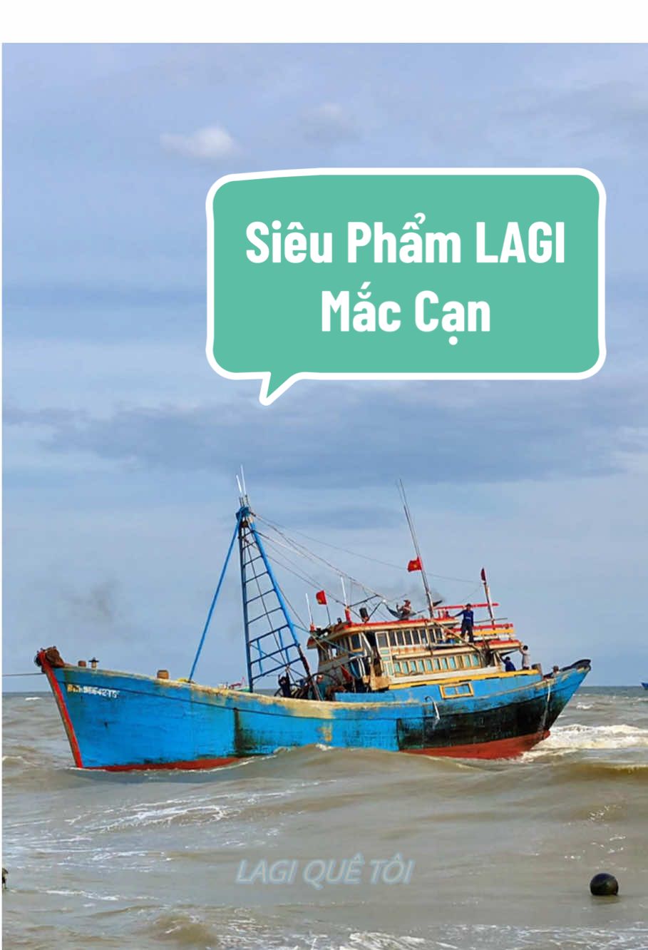 Siêu Phẩm Ghe Cào LAGI Mắc Cạn Khi Vào Cảng #lagi #bienlagi #bienlagibinhthuan #giacao #ghecao 