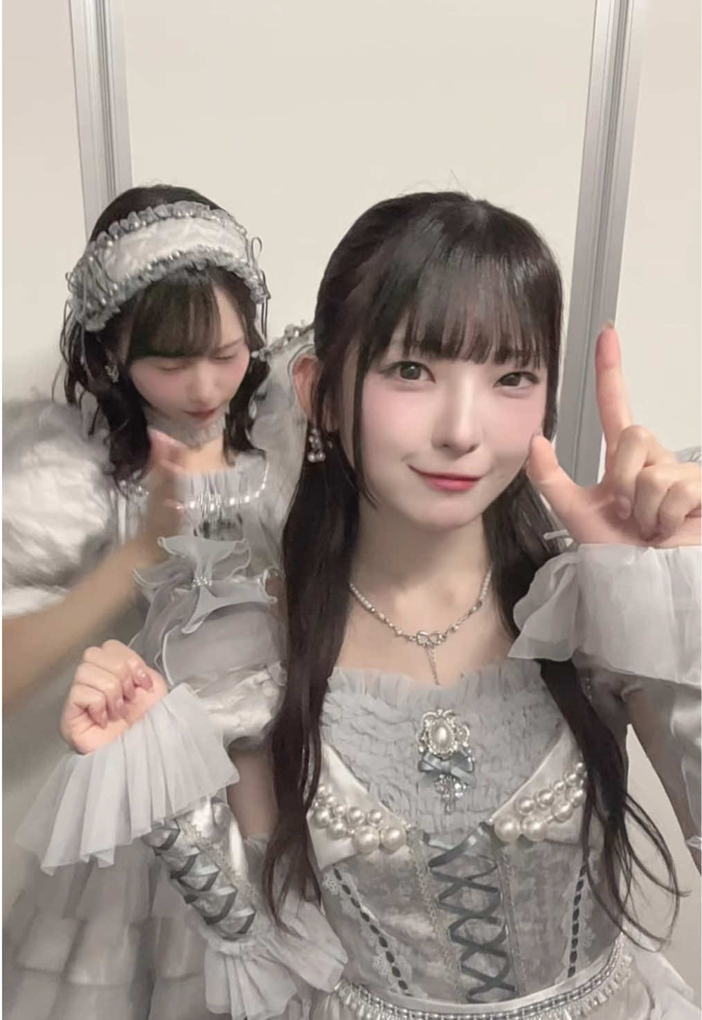 しおりんクラップ楽しいね〜👏🏻🎶 #しおりん #永田詩央里 @尾木波菜 