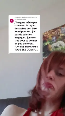 Réponse à @plutardlechien 