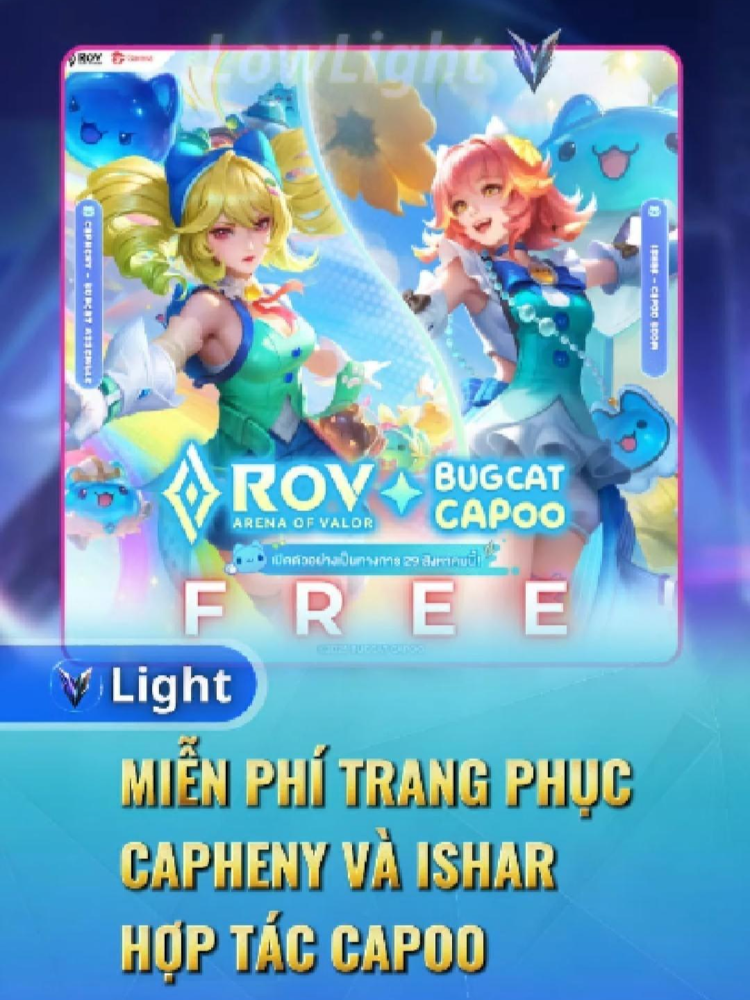 Sự kiện hợp tác Bugcat Capoo - Liên Quân Mobile #LienQuan #LienQuanMobile #arenaofvalor #LowLightAOV #lowlightarena #xuhuong #lienquanmobile_garena #fyp #aov