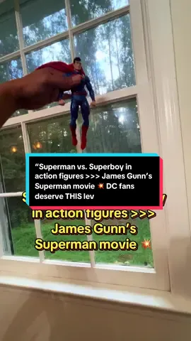 “Superman vs. Superboy in action figures >>> James Gunn’s Superman movie 💥 DC fans deserve THIS level of storytelling, not a downgrade. Who agrees?  Forget James Gunn’s Superman movie—this fight between Superman and Superboy is 100x better! Action, story, intensity… THIS is what DC fans want, not the watered-down version we’re being sold. Watching Superman vs. Superboy feels more authentic to the legacy of Man of Steel than anything Gunn has shown us. Henry Cavill fans know what I’m talking about—this fight scene captures the raw power, the emotional stakes, and the real Superman energy that Hollywood keeps missing. If James Gunn’s Superman can’t deliver this kind of passion, then why should fans settle for less? DC deserves better, and Superman fans won’t be quiet about it.   #S#SupermanS#SuperboyM#ManOfSteelJ#JamesGunnDCUniverse