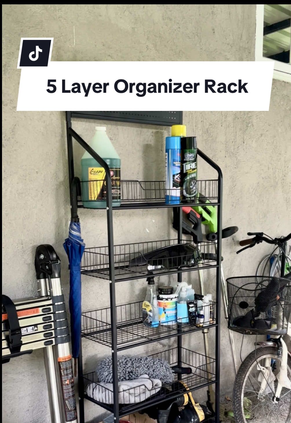 5 Layer Organizer Rack Shelves Storage #organizer #shelves #storage #rack #organizedhome 