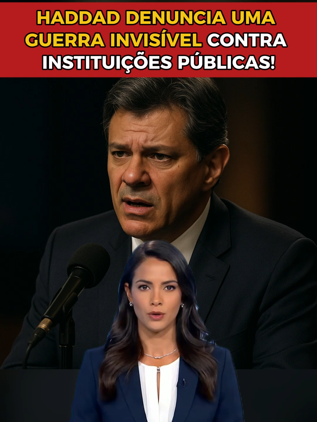 HADDAD DENUNCIA UMA GUERRA INVISÍVEL CONTRA INSTITUIÇÕES PÚBLICAS!  #noticias #noticiastiktok #brasil #politica #bolsonaro #haddad