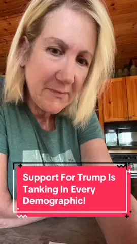 8/24/25: The White House does not want us to know that Trump is losing support among his base in almost every demographic 6 months into his presidency: young voters, black voters, Latino voters, and men and women voters overall. Senior citizens are the only demographic sticking by him. In all cases, his handling of the economy was cited. #economyrightnow #trumpupdatetoday #latinovotersfortrump #blackvotersfortrump #youngconservatives 