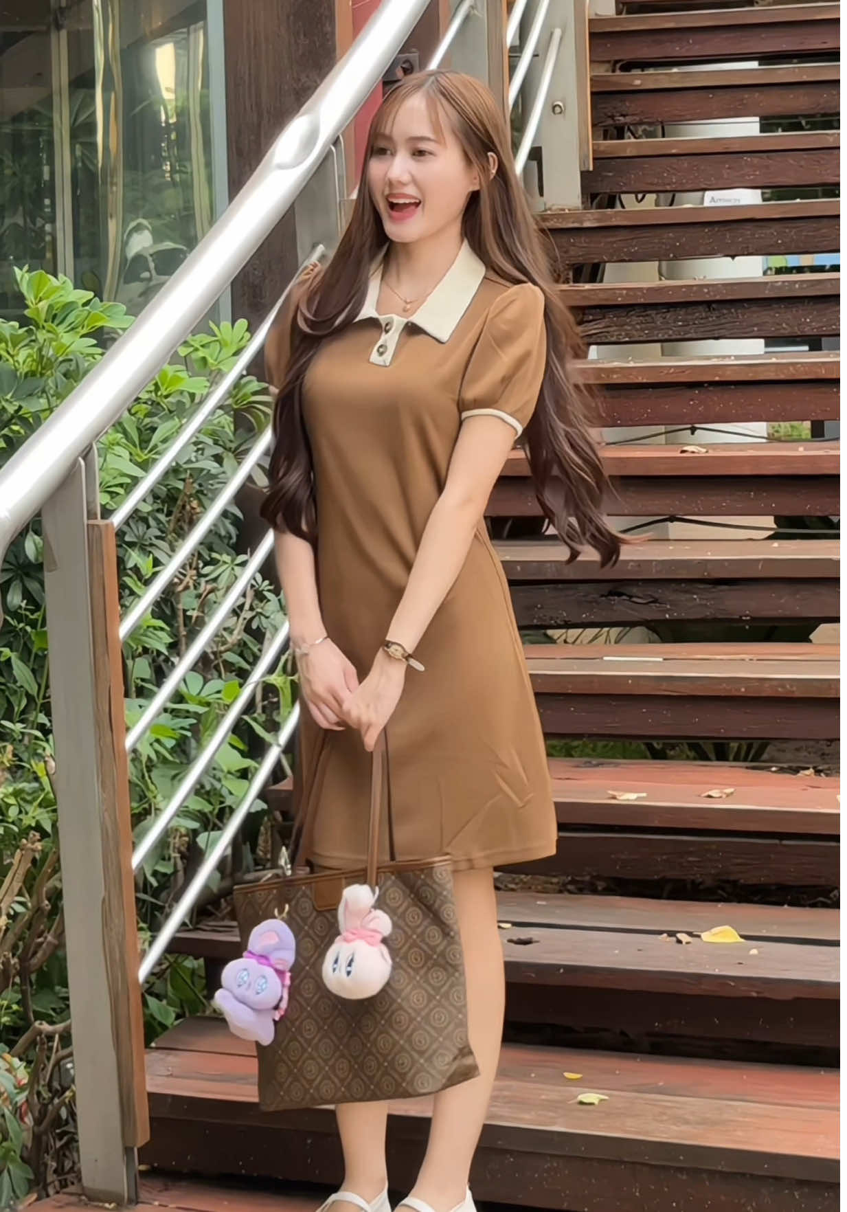 👜🤎✨ #ไอเดียแต่งตัว #ฟีดดดシ #แปะพิกัด #nicha🐰 