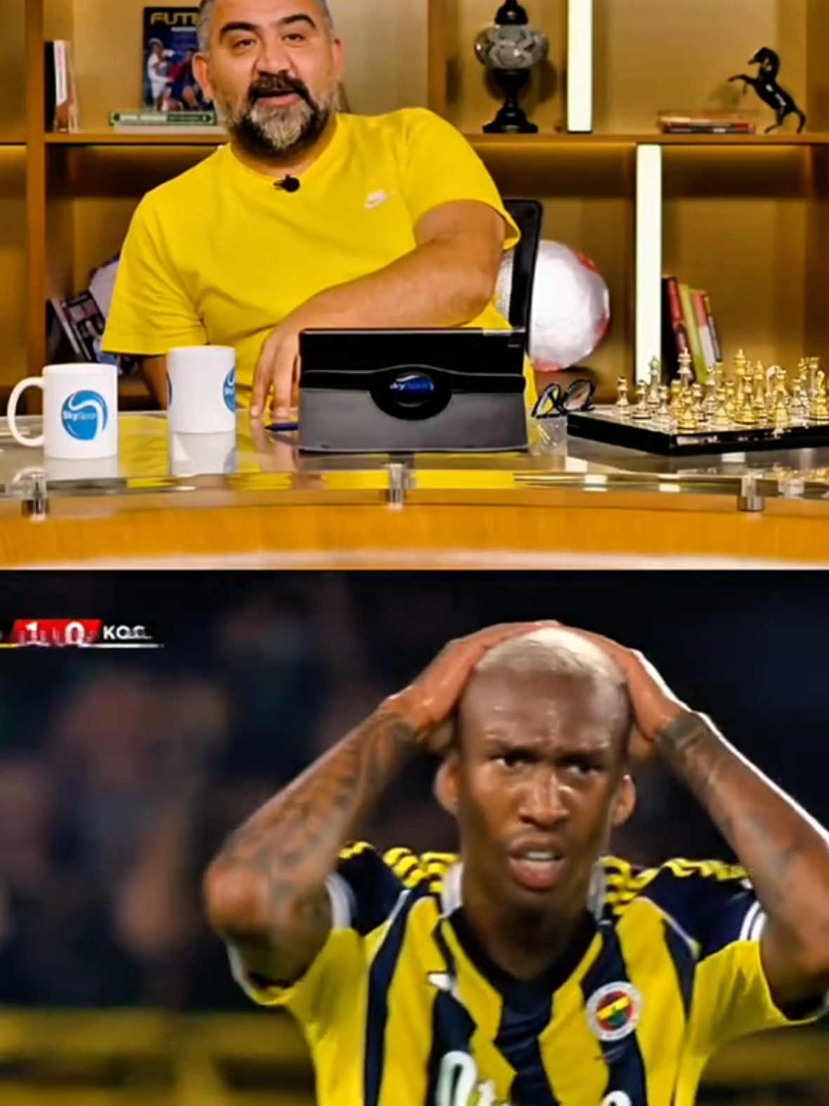Ümit Özat: Fırıncı küreği gibi ayağı var 30'dan gol atıyor. Geçen hafta penaltı kaçırdı olabilir. Mourinho olsam Talisca ile anlaşma yaparım devre arasına kadar bütün maçlarda ilk 11'de oynatırım... #fenerbahçe #fenerbahçem #fenerbahce #fenerbahçe💛💙 #enbuyukfener 