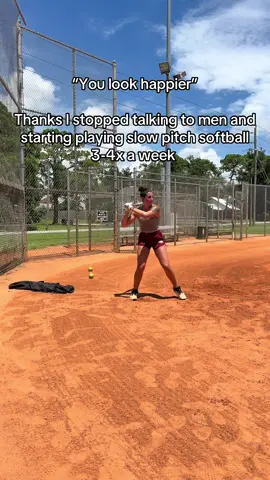 I also started hitting PR’s in the gym  Anything active >men  #slowpitchsoftball #softball #gymgirls #womenwholift 