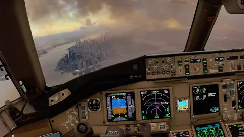 Boeing 777 landing at New York #microsoftflightsimulator2024 #boeing777 #MSFS2024 