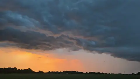 I love watching the storm rolling in. The wind picking up. The smell of rain. The colors of the sky changing. The few drops of rain with the promise of the downpour to come.  #storm #Michigan #sky #sunset #rain