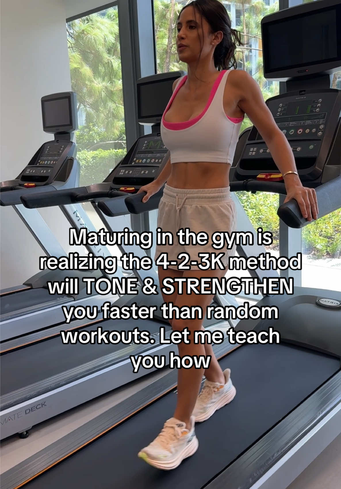 The 4-2-3k delivers results in less time, try a free week on me 🔗 in my profile for the full plan! #423k #423kmethod #walkingpadtreadmill #toned #fullbodyworkout 