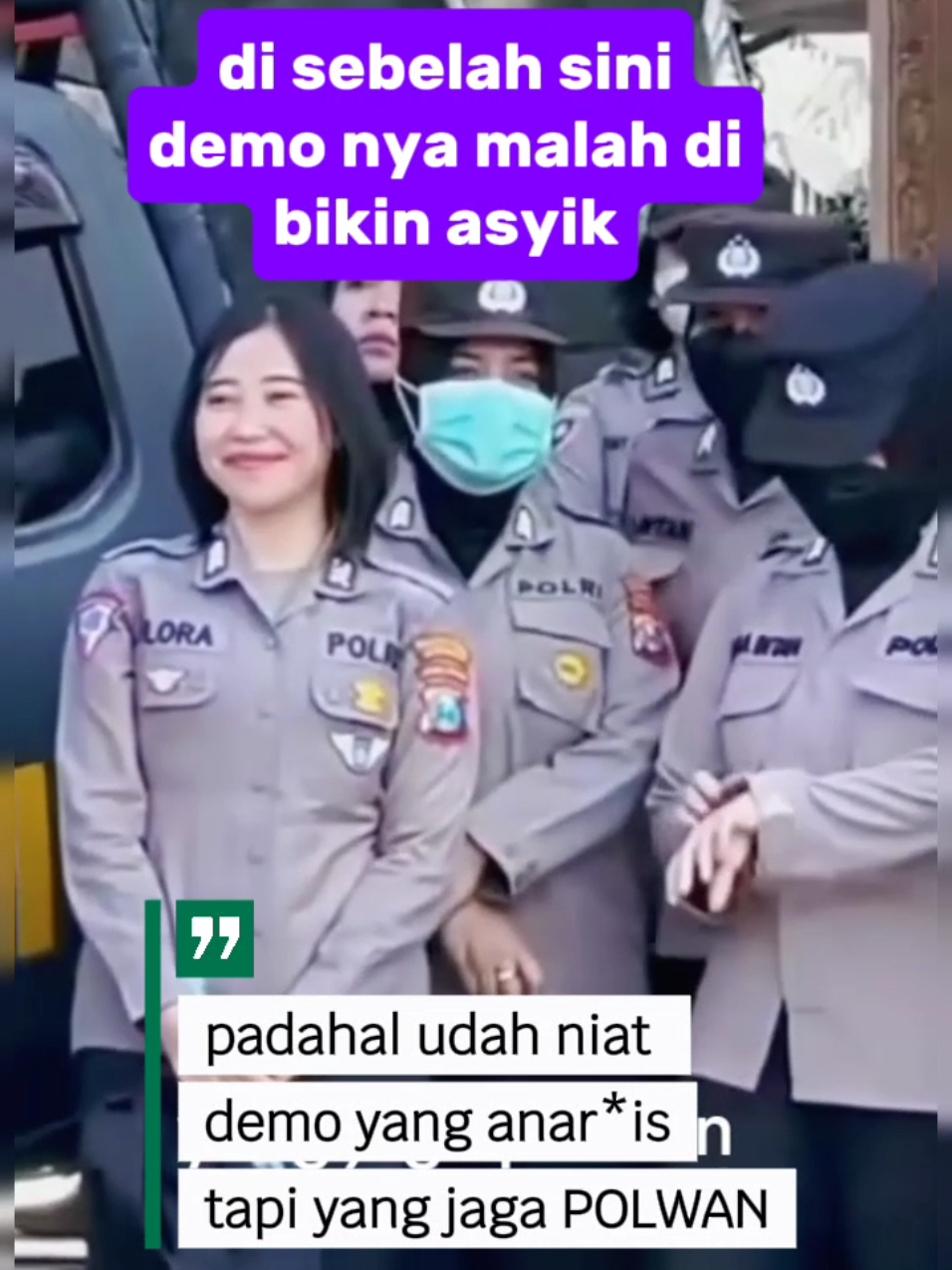 demo AKBAR bubarkan DPR,malah polwan di barisan terdepan,mana cantik cantik lagi #beritatiktok #beritaterkini #demo#demoDPR