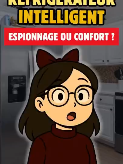 Le RÉFRIGÉRATEUR INTELLIGENT... Comment il ESPIONNE ce que tu MANGES tous les jours ! 🍟 Il sait ce que tu manges, quand tu ouvres la porte, et parfois même ce que tu regardes à la TV 👀 La technologie nous facilite la vie… mais à quel prix ? ➡️ Abonne-toi pour découvrir d’autres vérités cachées du quotidien !