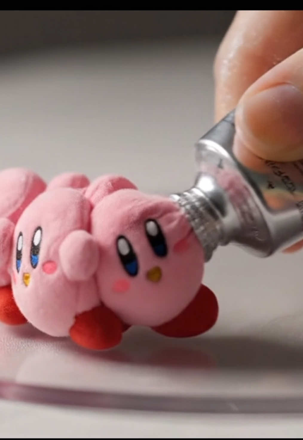 Paint Tube But It’s Fluffy Plush Inside! #asmr #aiasmr #surreal #oddlysatisfying #paint 