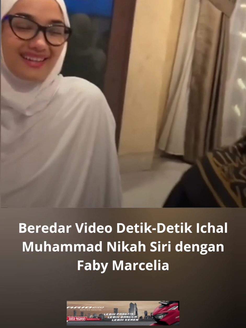 Pesinetron Faby Marcelia dan aktor Ichal Muhammad, dikabarkan telah melangsungkan pernikahan secara siri. Kabar ini terkuak setelah sebuah video singkat yang merekam momen sakral tersebut tersebar luas dan menjadi viral di berbagai platform media sosial. #ichalmuhammad #febymarcelia #artis #viral 