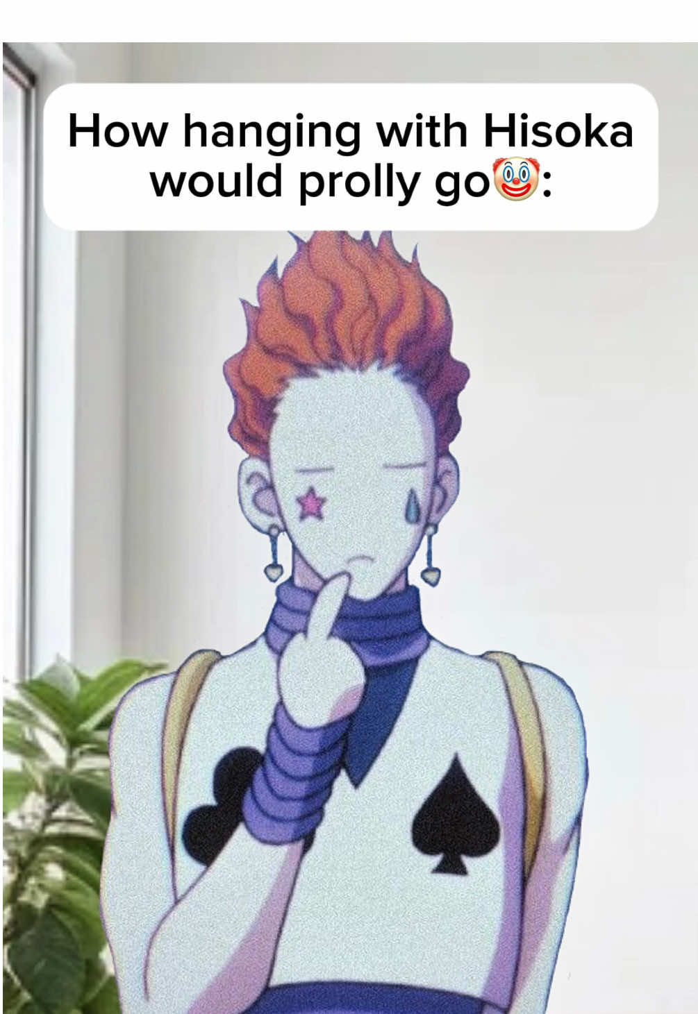 That is INDEED AN INSANE STATEMENT😭🙏💔💔 #anime #hisoka #jokes #hunterxhunter #fyp 