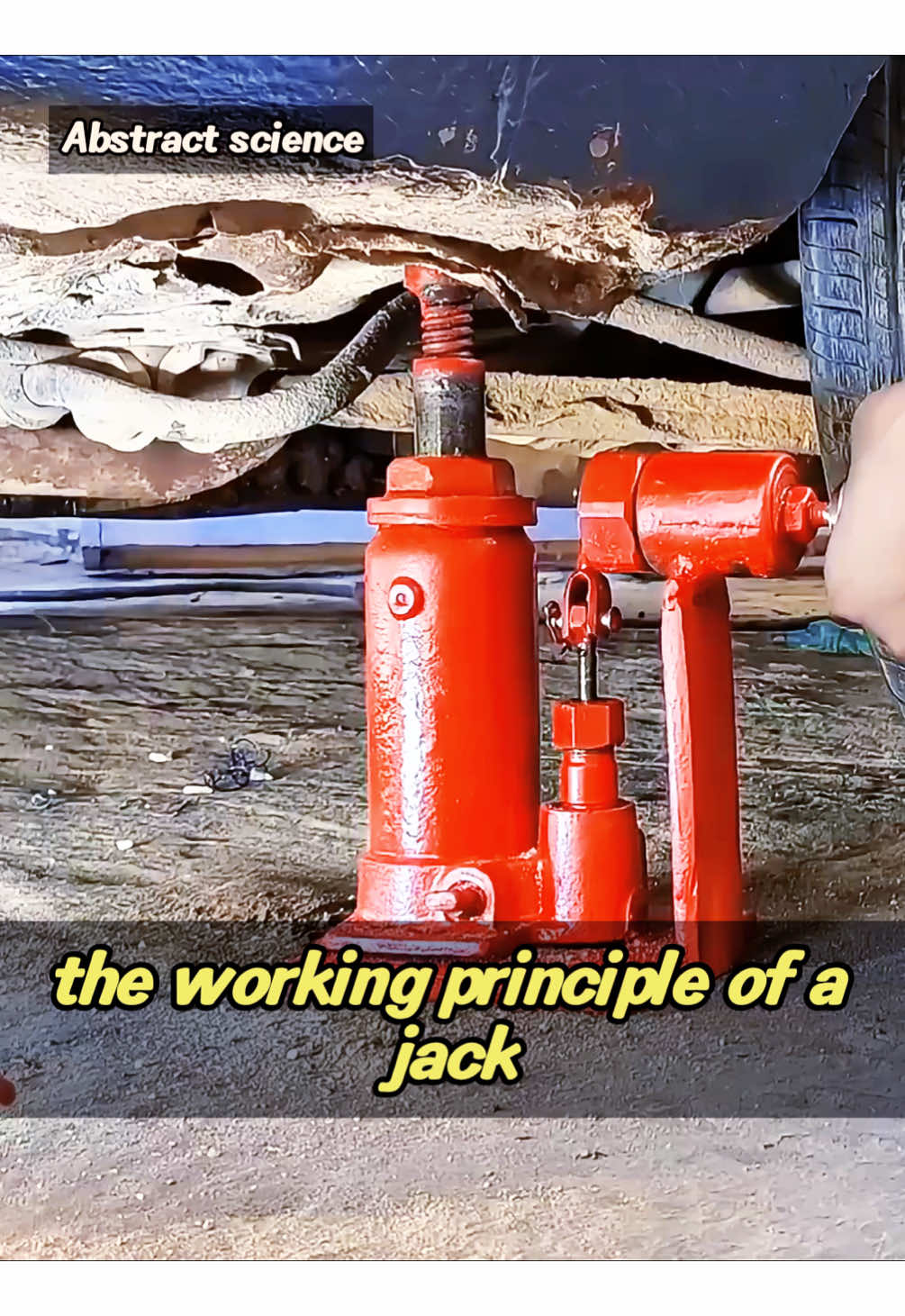 the working principle of a jack #science #usa_tiktok #usa🇺🇸 