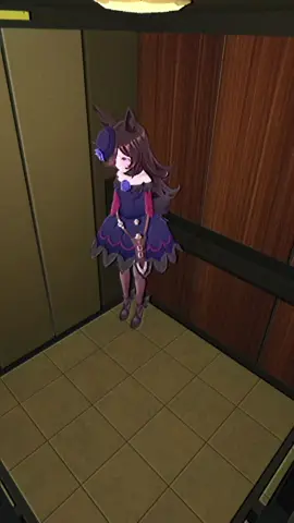 rice shower is stuck in the elevator #vrchat #fyp #riceshower #umamusumeprettyderby #thehorseusedtheelevator 