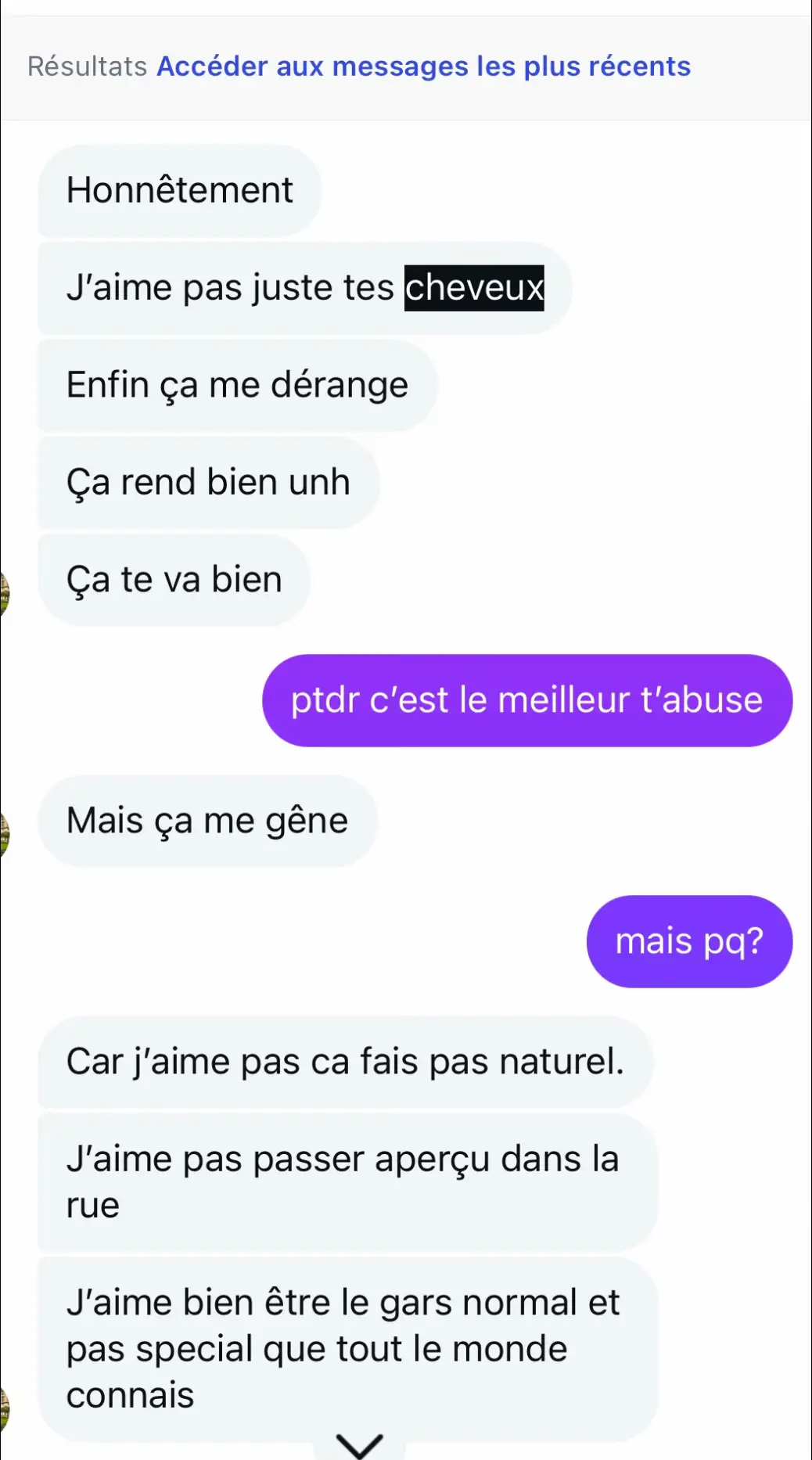 POV tu dragues une meuf aux cheveux roses puis tu lui dis que t’aimes pas ses cheveux 🤣  on ressort les vieilles conversations 