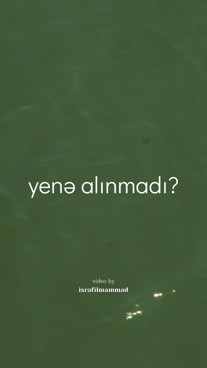 “yenə alınmadı?” yt,tg,tt,fb: israfilmammad video və ideya: @israfilmammad  dop: @israfilmammad starring (2 r): @nihat77_  @diaryofsabii  təşəkkürlər: @lumieregastro  @musicnestcafe  @celal_payizli  @11faz1l  @6elish9