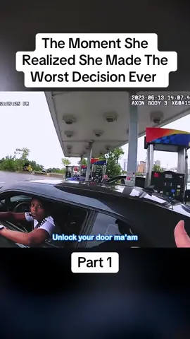 The Moment She Realized She Made The Worst Decision Ever  #cops #copsoftiktok #police #policeoftiktok #fyp 