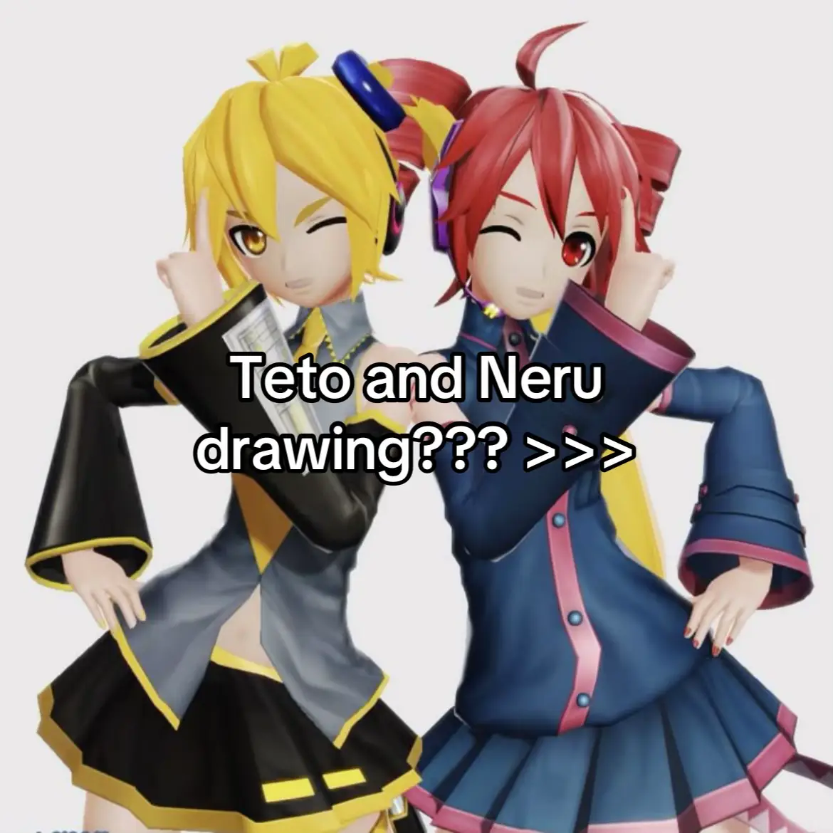 :p || #drawing #vocaloid #leeleecosplay #teto #neru 
