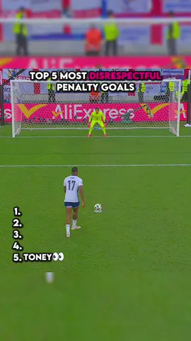 Top 5 most disrespectful penalty goals #football #penalty #fyp 