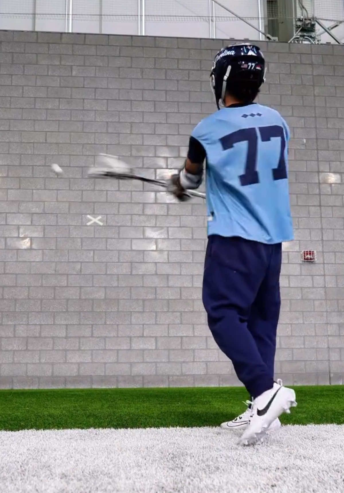 Nothing is better than some alone time on the wall 🧘‍♂️🎯 (via @stxmlax) #lacrosse #lacrossehighlights #wallball #practice #lacrossedrills 