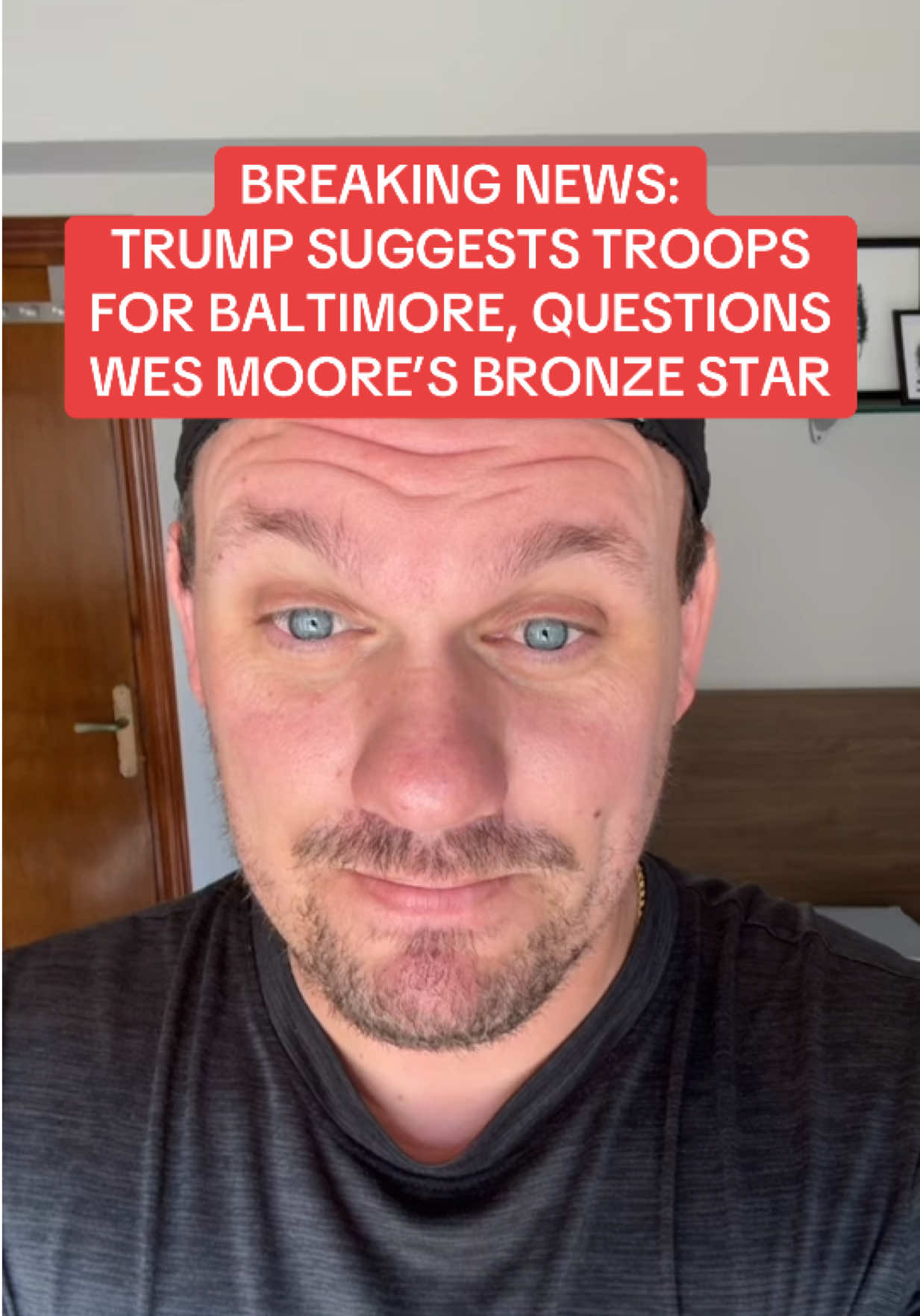 Donald Trump is escalating his feud with Maryland Gov. Wes Moore.  In back-to-back Truth Social posts, Trump attacked Moore’s record on crime in Baltimore, calling the city a “crime disaster,” and threatened to send in federal troops. He then pivoted to Moore’s military service, asking if Moore “lied about getting a Bronze Star.”