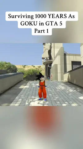 Surviving 1000 YEARS As GOKU in GTA 5 #game #fyp #entertainment #gta5 #gaming 