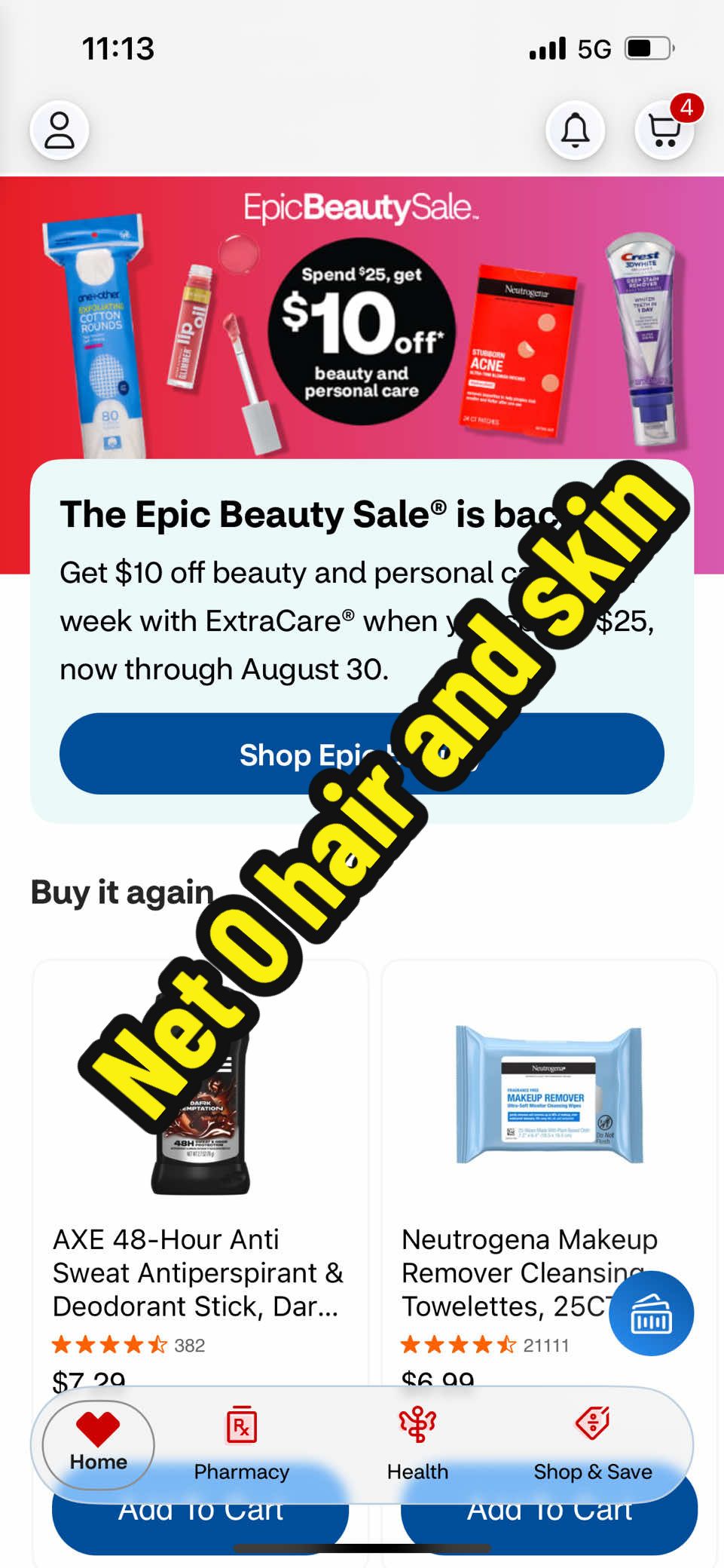 Let’s kill it at the CVS Epic Beauty Event! How does no cost skin and bodywash sound?!? #Sale #Deal #Coupon #Couponing #greenscreen 
