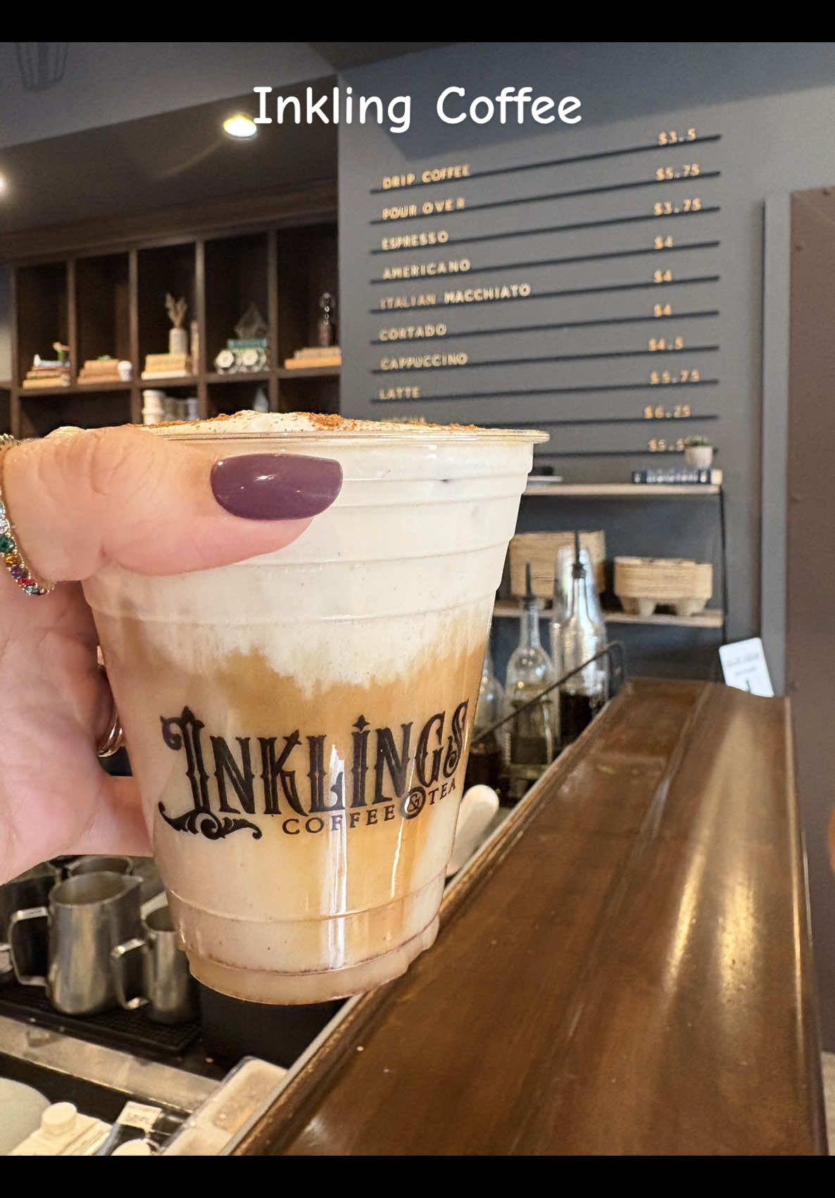 Inklings Coffee was such a cute and chill vibe ☕️ The asthetics & the coffee were a 10/10    #coffee #coffeetiktok #coffeeshop #inklingscoffeeandtea #bayareacoffee 