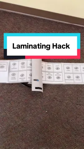 I swear TikTok university is the best. And yes I am laminating a picture of my cats for my classroom. #tiktok #hack #hacks #teacher #teachersoftiktok 