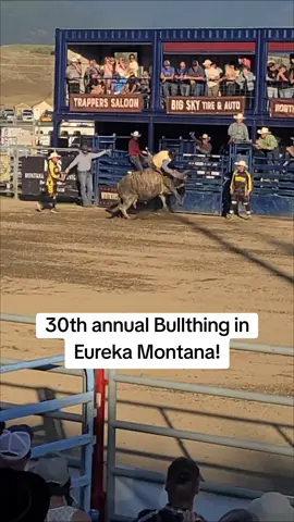 Bullthing. #bullthing #pbr #rodeo #montana #eureka 