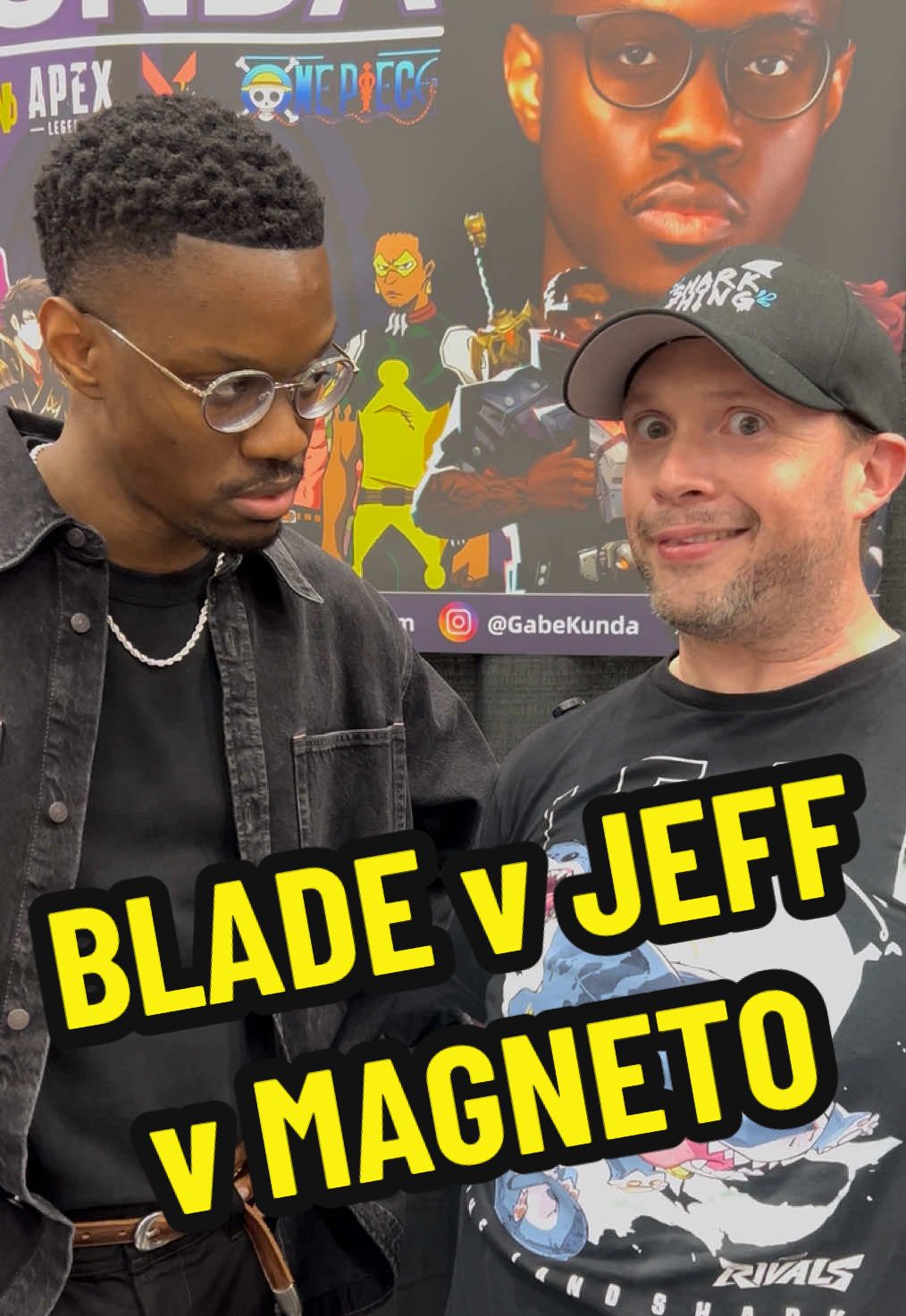 🐾 Jeff the Land Shark says Blade @Gabe Kunda and Magneto #JamesArnoldTaylor Ults  #NostalgiaCon #MarvelRivals #JeffTheLandShark #EpicVoiceGuy