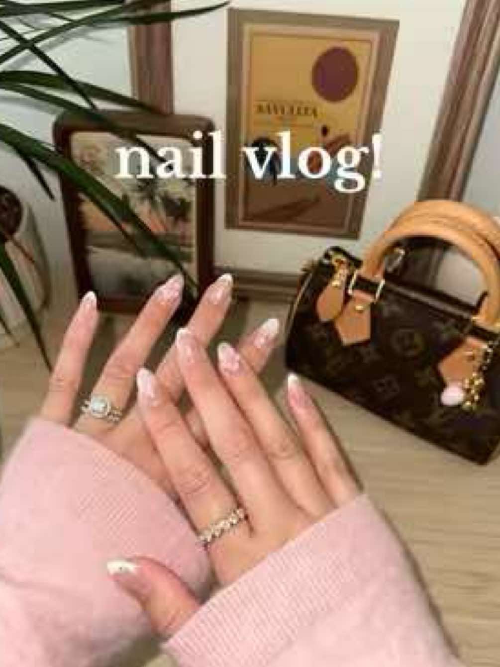 when your nails match the inspo photos 🥹 #nailvlog #Vlog #gelxnails #nailartinspo 