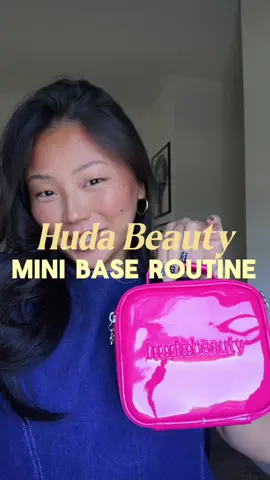 How cute and mini??? 🥹 @Huda Beauty #hudabeauty #makeup #travelmakeup #baseroutine #makeuptutorial 