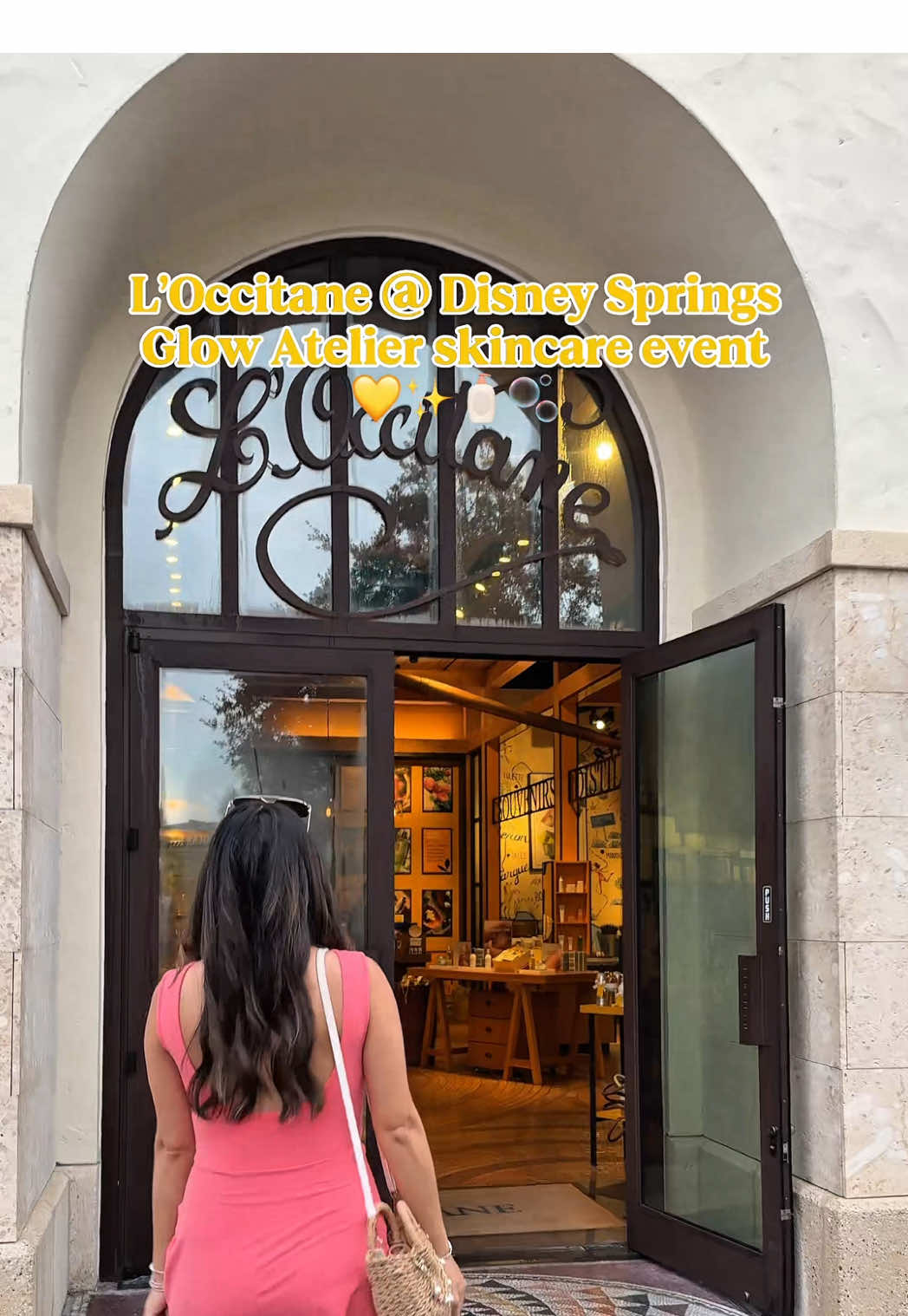 Thank you @LOCCITANE for having me at the Glow Atelier skincare event at Disney Springs!! 💛 #loccitane #disneysprings #disneylocal #skincaremusthave #hosted 