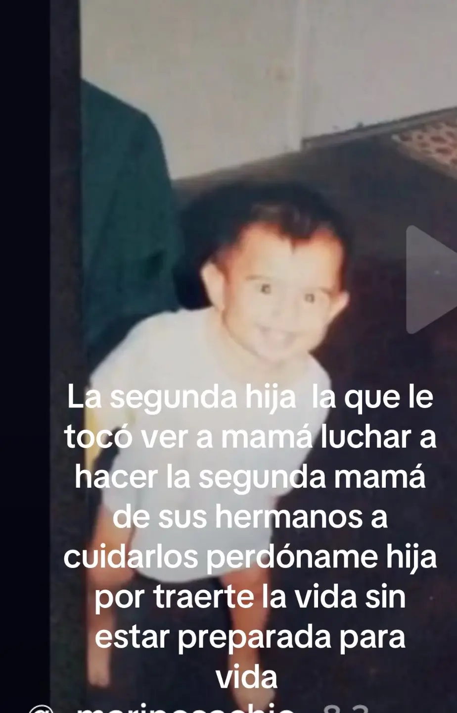 #lasegundahija perdón por traerte la vida sin estar madura. Fuiste la segunda mamá de tus hermanos la que tocó ver sufrimiento de mamá aferrarse una relación con un narcisista perdón hija te tocó madurar mucho antes por mí y madurez 🌺😪@🪐 