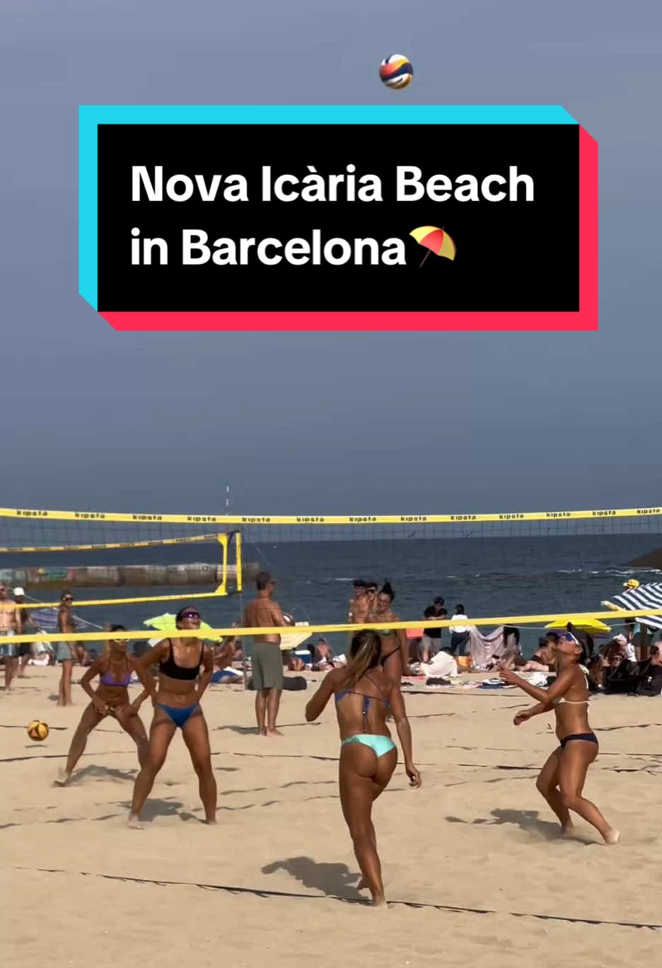 Looking for a calm beach away from the crowds? 📍 Nova Icaria is one of the most peaceful beaches in Barcelona — and a favorite among locals! 🏖️ It proudly holds the Blue Flag award for its clean and safe waters. What you’ll find here: ✅ 9 volleyball courts ✅ 2 beach bars with drinks & snacks ✅ 2 restaurants serving traditional Spanish dishes ✅ Umbrella rentals ✅ Kids’ playground ✅ Outdoor gym & concrete loungers ✅ Lifeguards, showers, toilets & free Wi-Fi ✅ Accessible area with floating wheelchairs & a ramp to the sea Perfect for: 👨‍👩‍👧 Families 😌 Anyone who wants to relax away from the crowds #barcelona #beach #barcelonabeach #traveltips #bestbeach