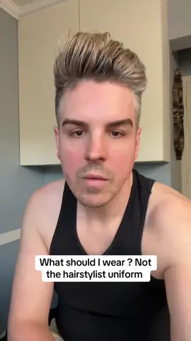 What should I wear as a hairstylist that’s doing a thing with a brand  . . #hairtok  #hairtoks 