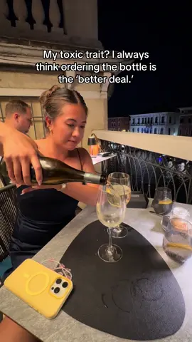 One thing about me… I’ll always order the bottle 🍷😂 #W#WineTokcouplescomedy #R#RelatableTokwinelover #ForYou